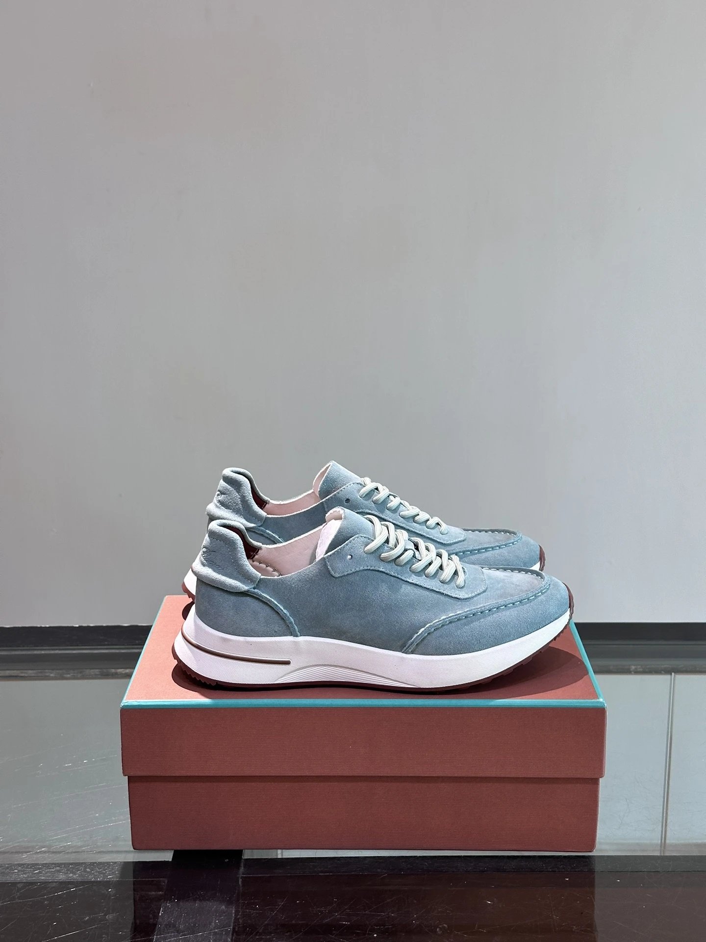 Loro Piana Sneakers 360 LP Flexy Walk Knit and Suede — 08