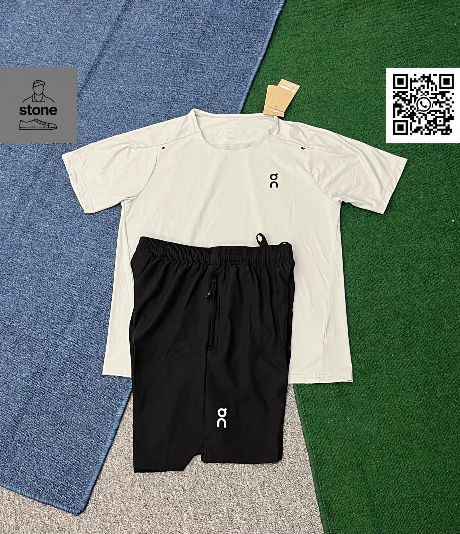 On Tracksuits Hooded Color-Block Jacket and Pants Set product image