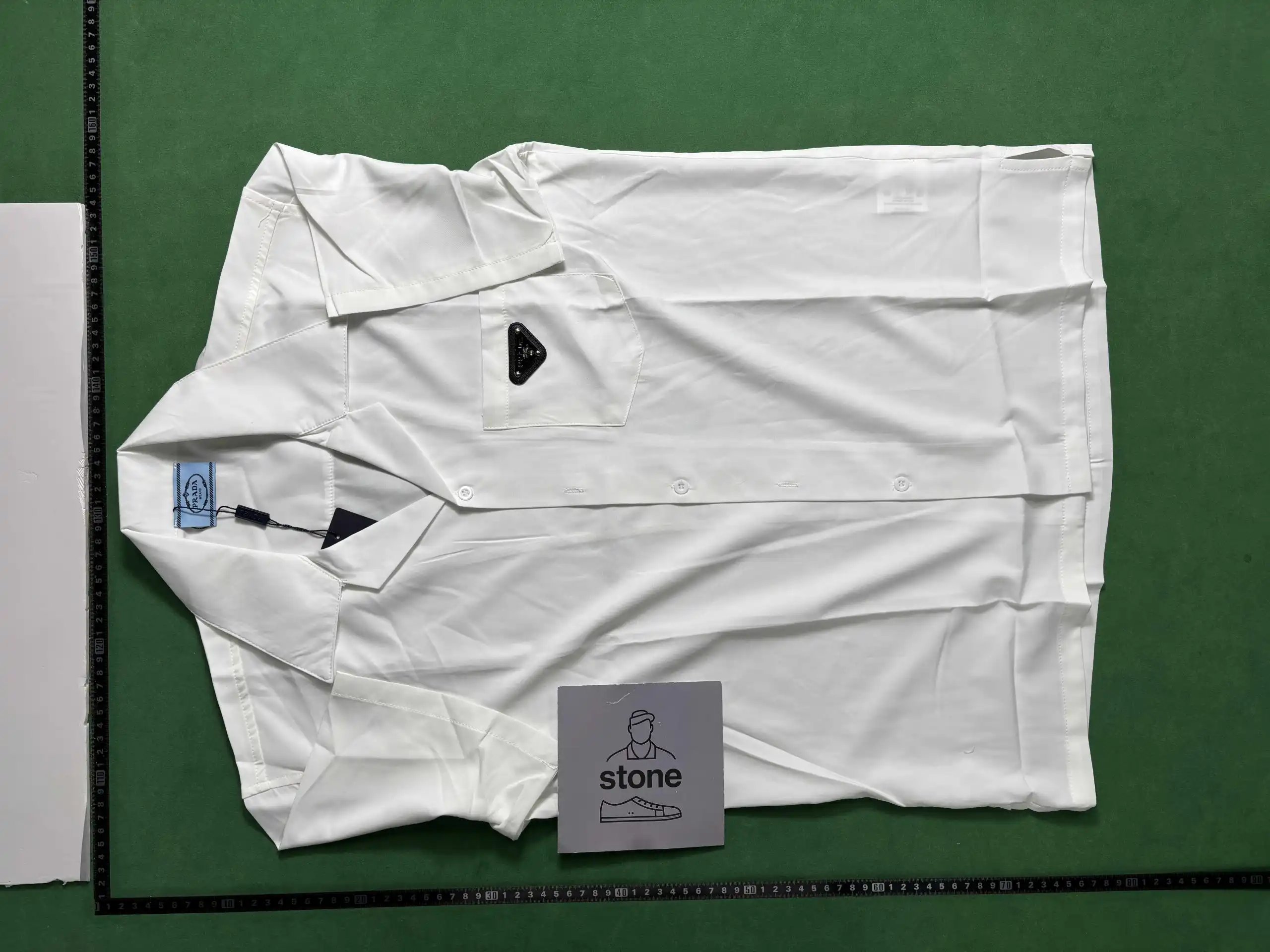 Prada T-Shirts Short-Sleeve Logo T-Shirt image 4