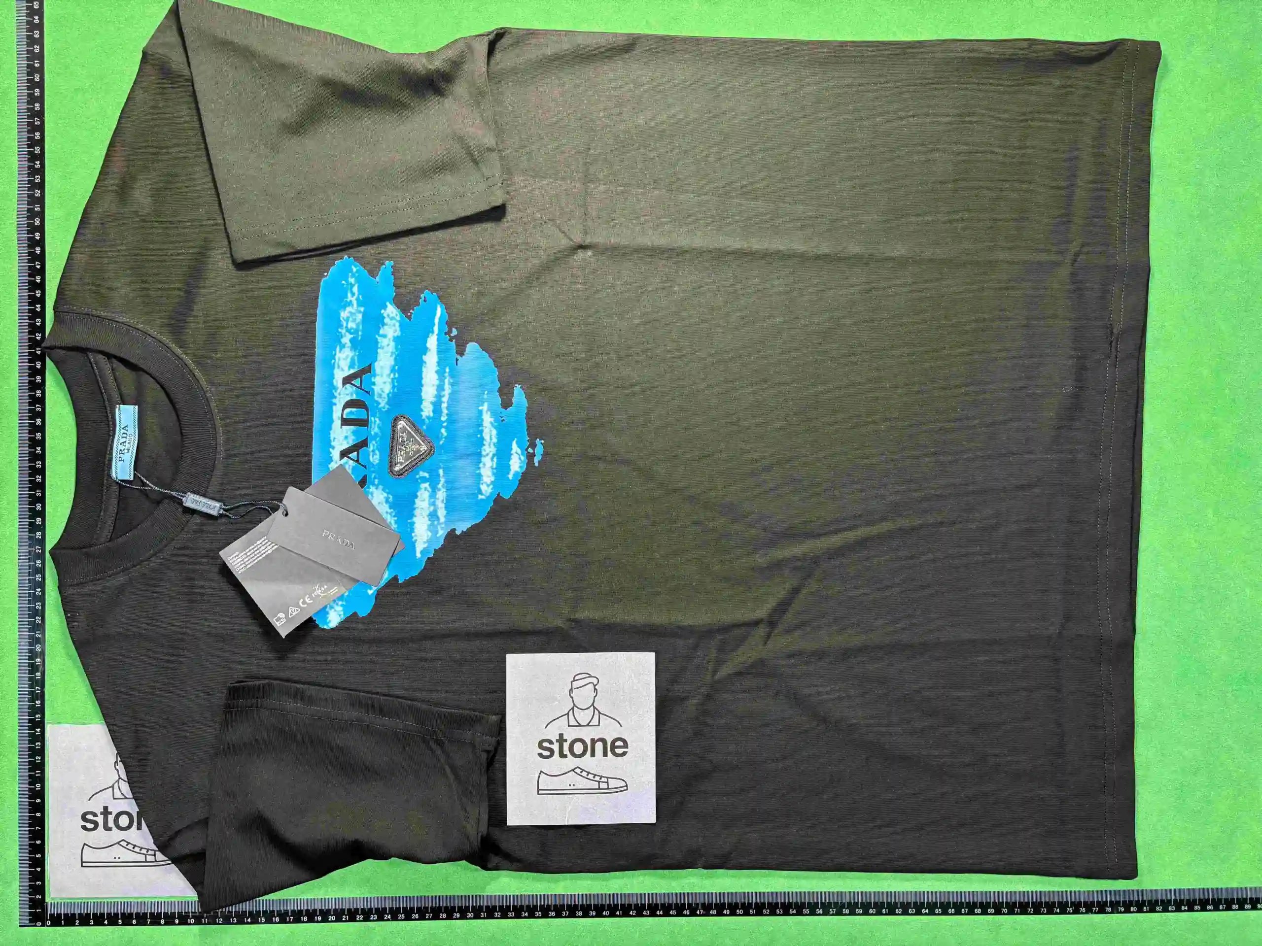 Prada T-Shirts Short-Sleeve Logo T-Shirt image 11