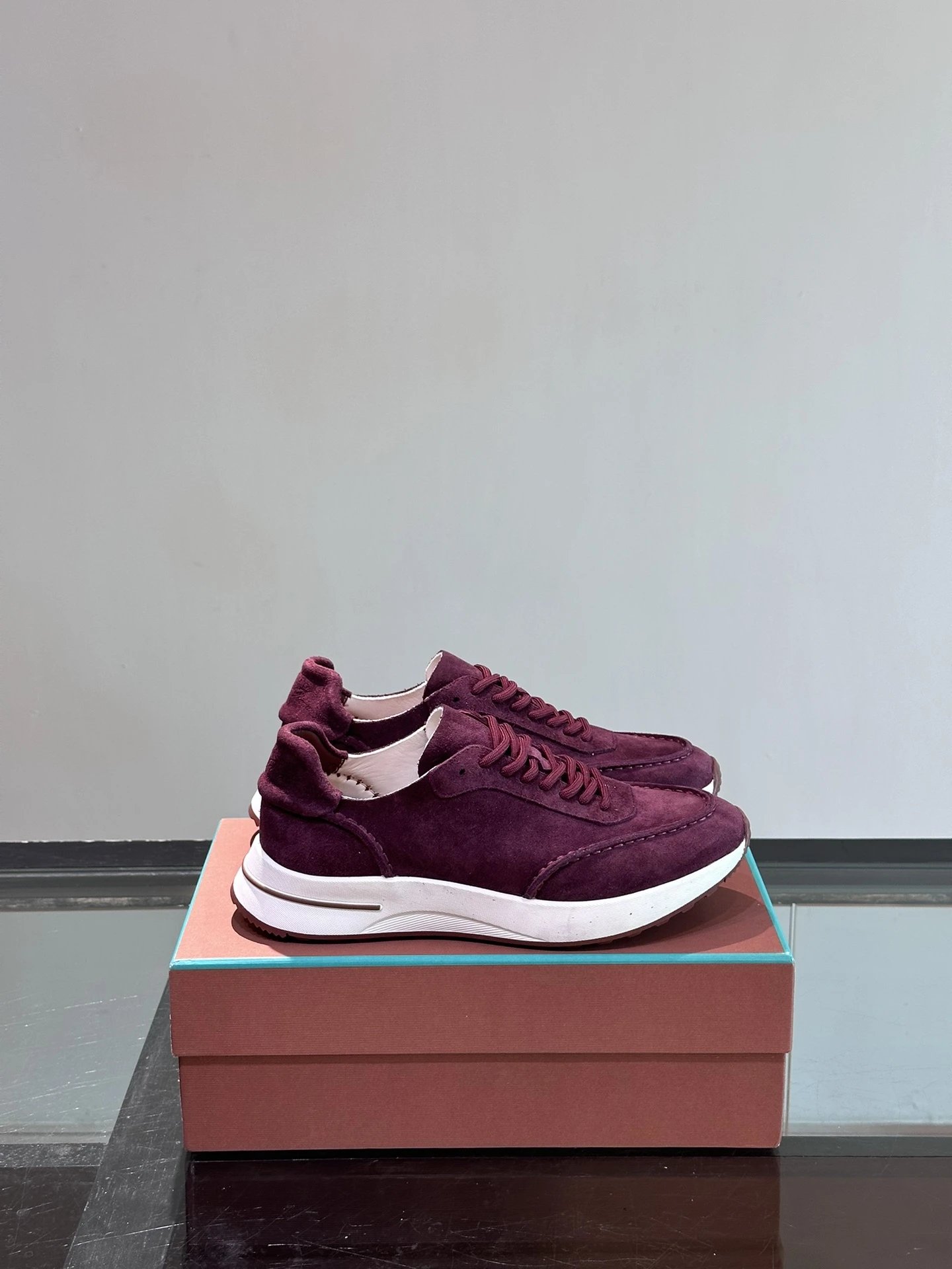 Loro Piana Sneakers 360 LP Flexy Walk Knit and Suede — 07