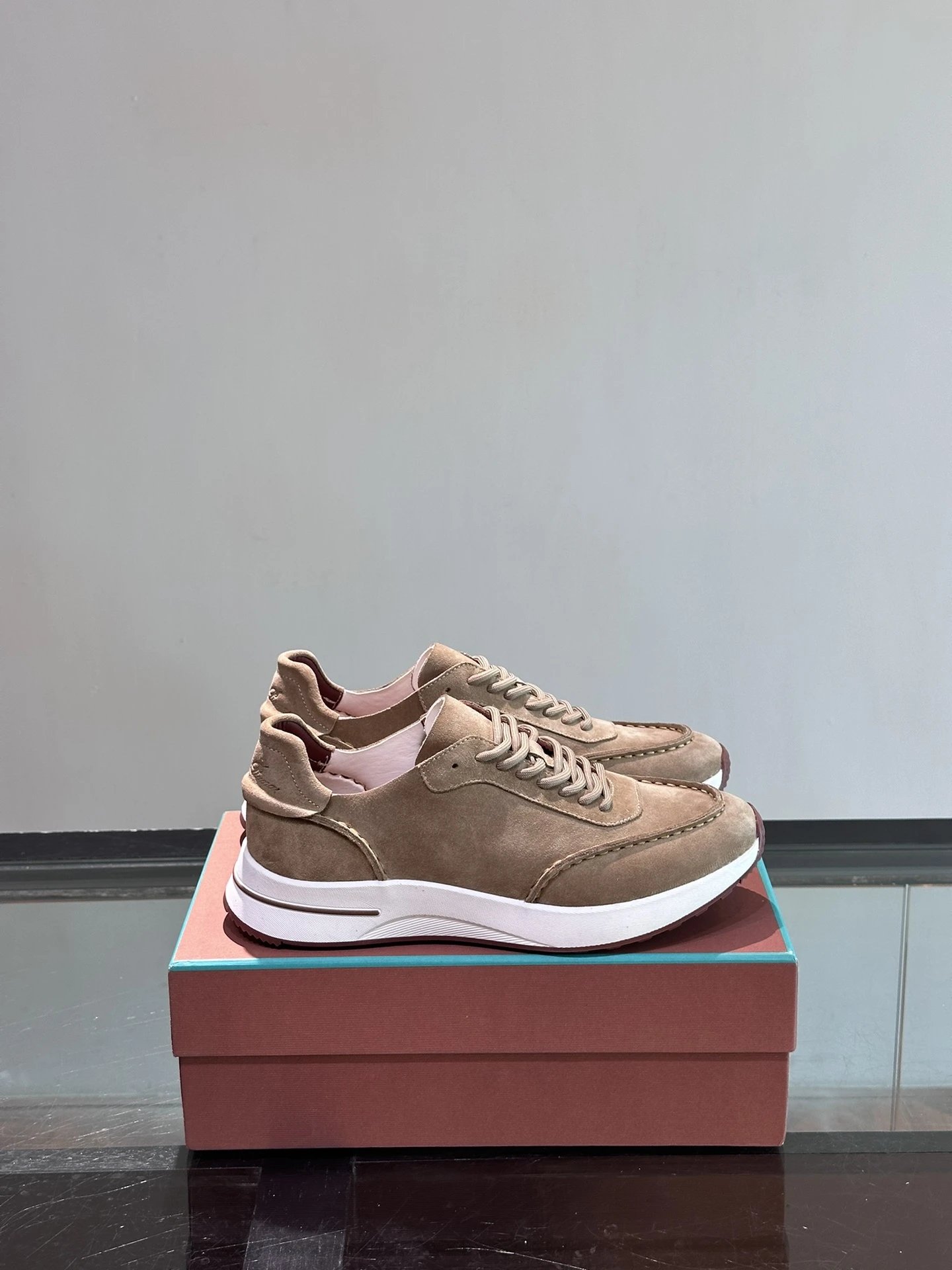 Loro Piana Sneakers 360 LP Flexy Walk Knit and Suede — 09