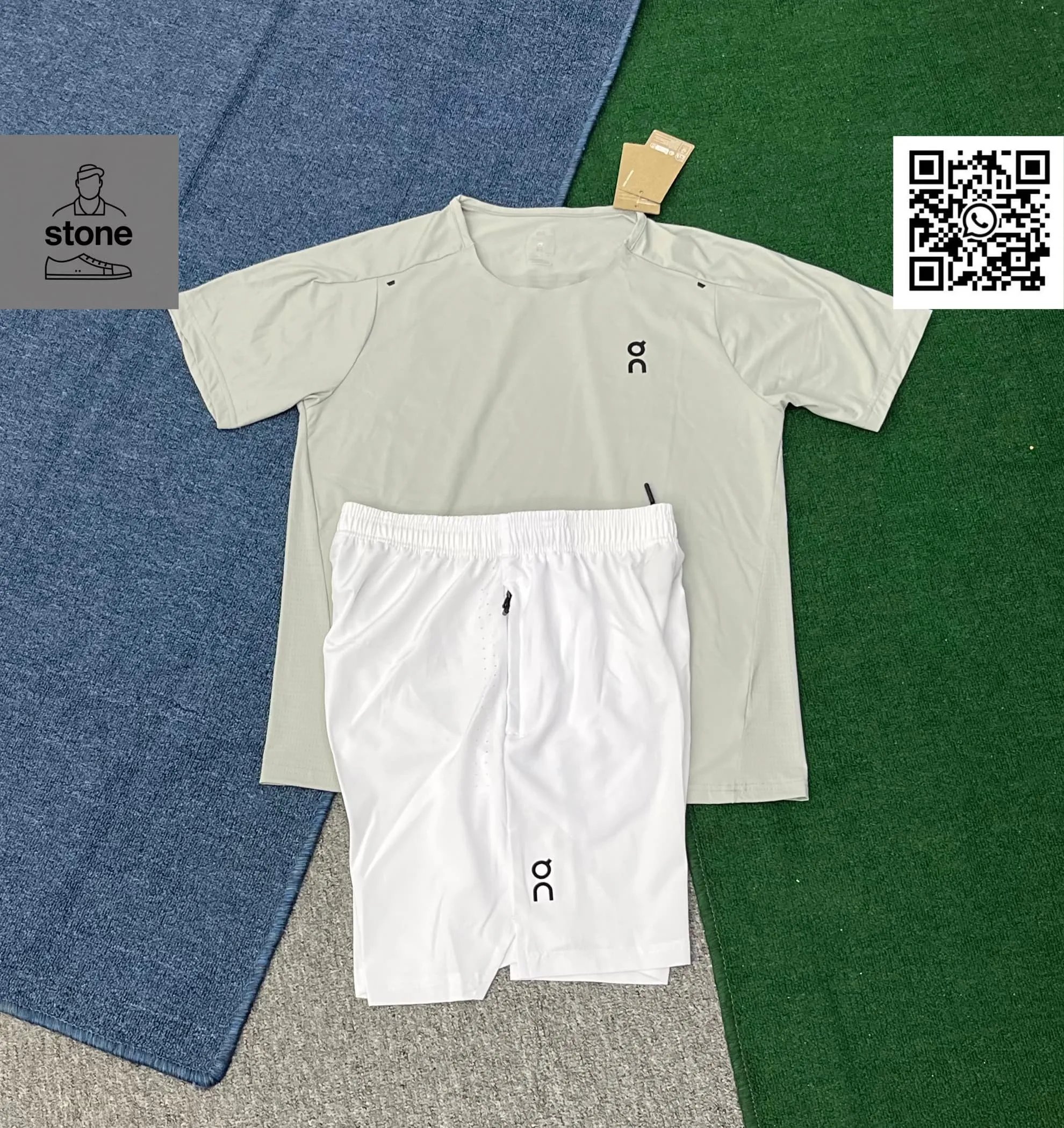 On Tracksuits Hooded Color-Block Jacket and Pants Set product image