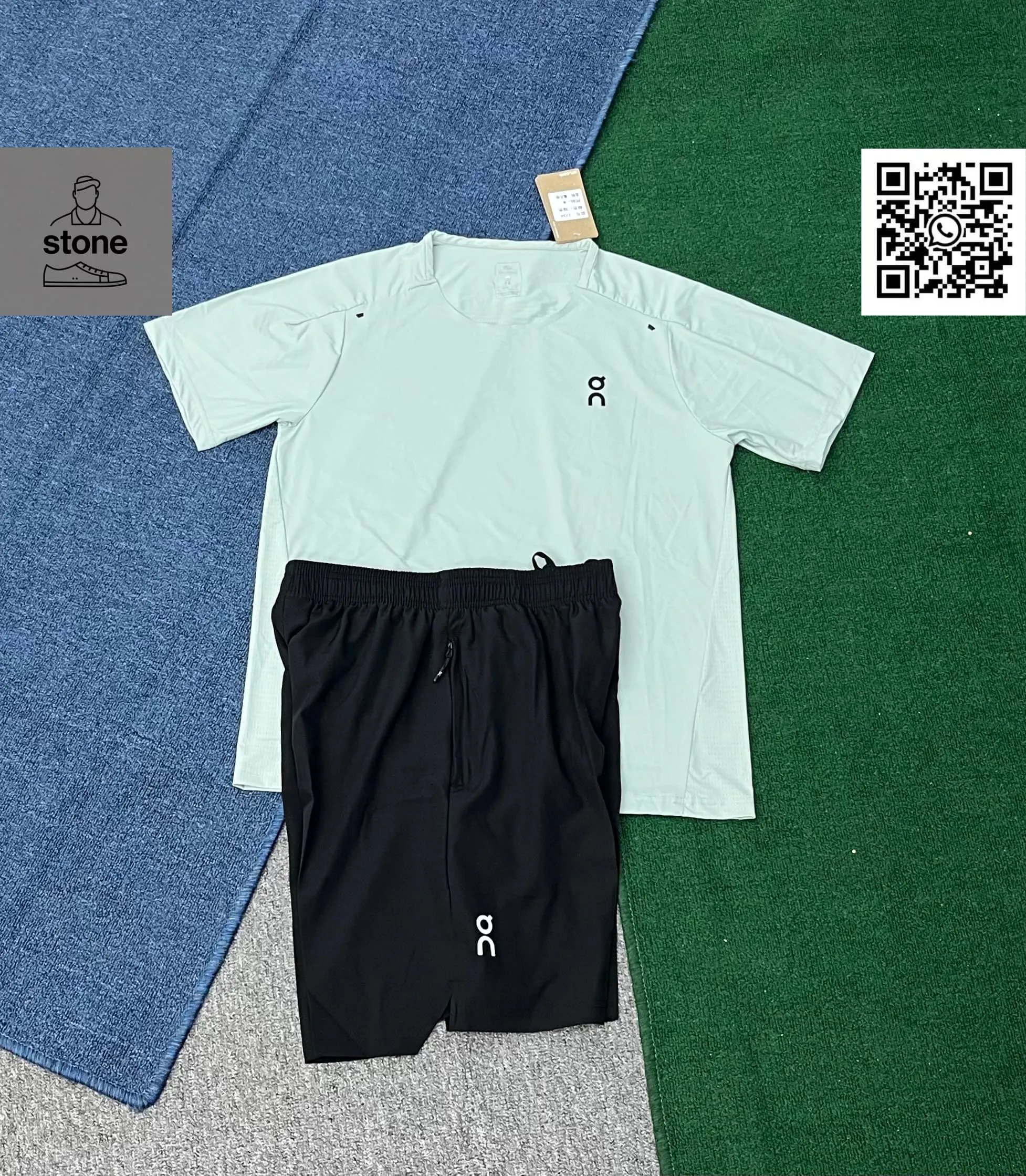 On Tracksuits Hooded Color-Block Jacket and Pants Set product image