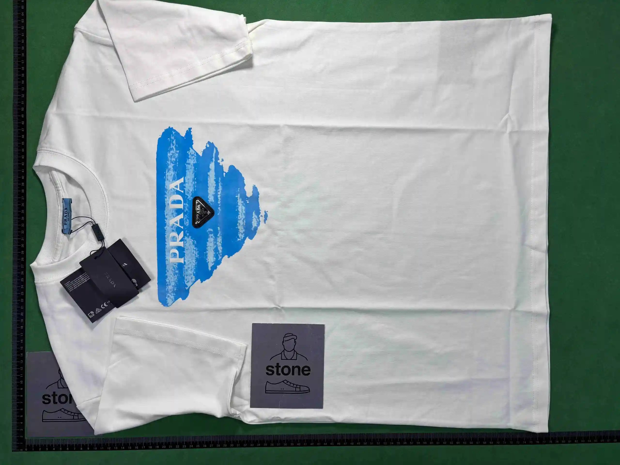 Prada T-Shirts Short-Sleeve Logo T-Shirt image 12