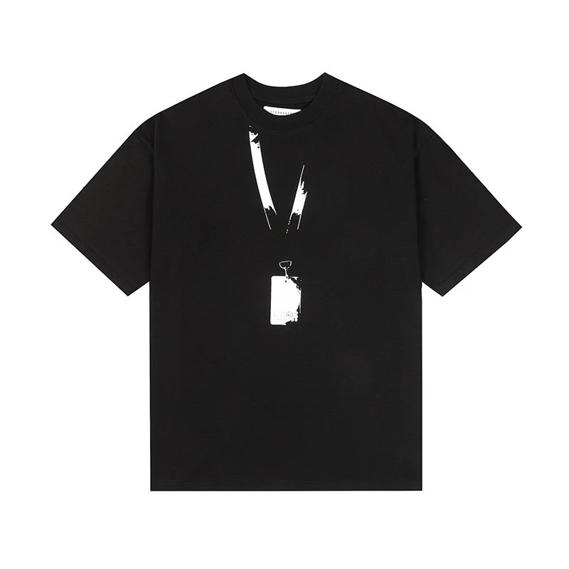 Maison Margiela T-Shirts Graphic Print Short-Sleeve T-Shirt — 679 black