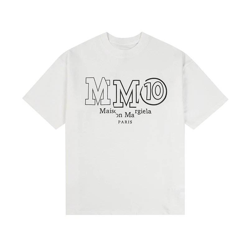 Maison Margiela T-Shirts Graphic Print Short-Sleeve T-Shirt — 671 white