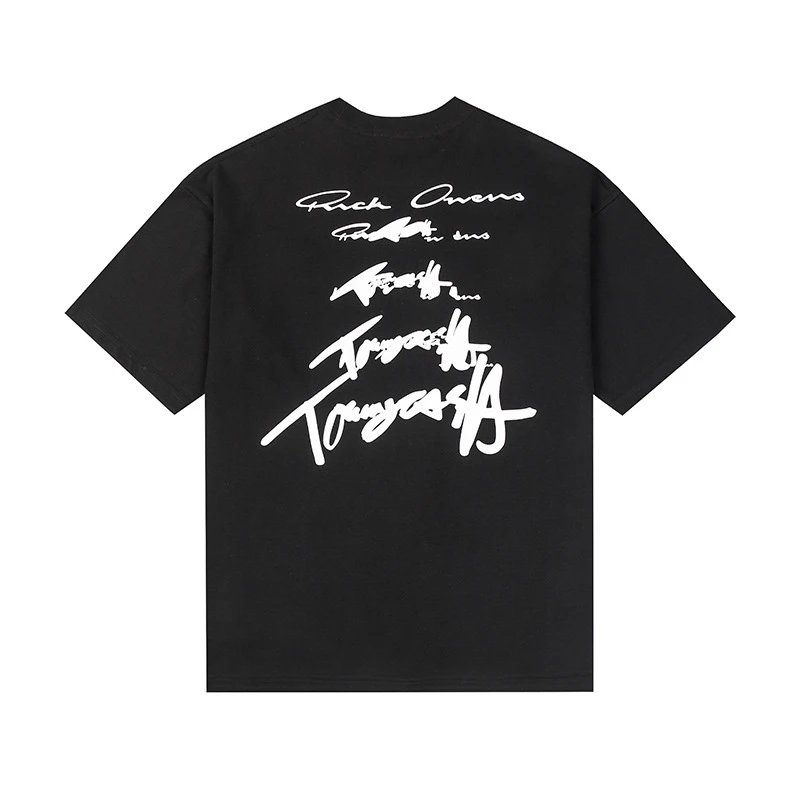 Maison Margiela T-Shirts Graphic Print Short-Sleeve T-Shirt — 686 Black