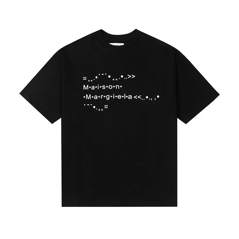 Maison Margiela T-Shirts Graphic Print Short-Sleeve T-Shirt — 685 black