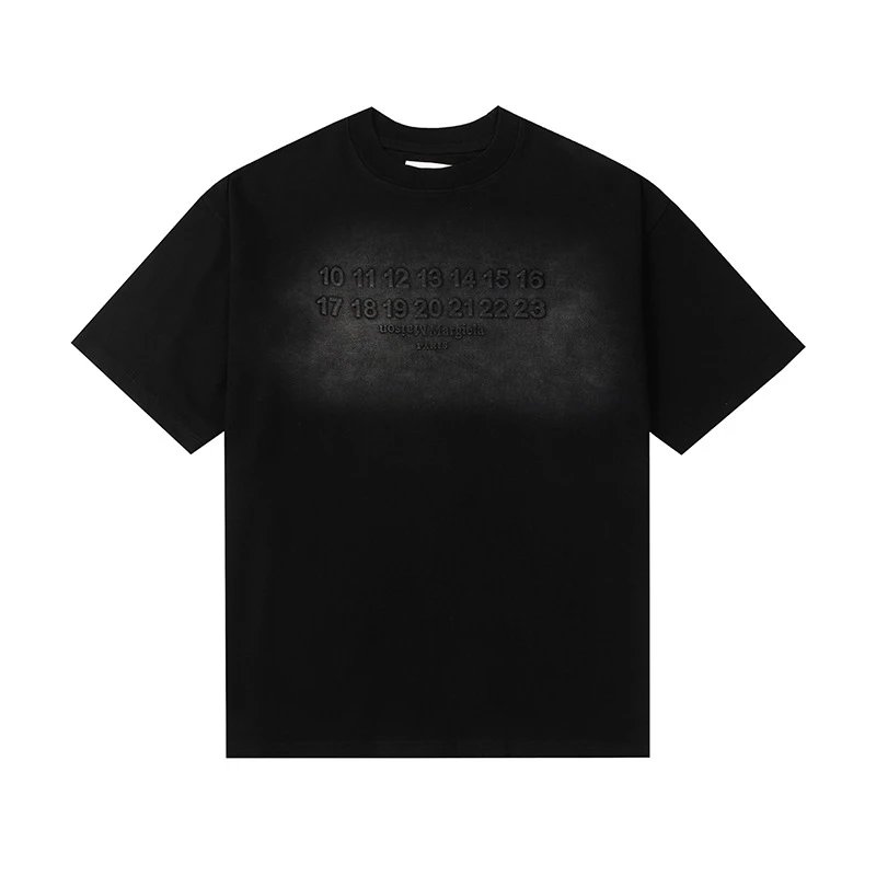 Maison Margiela T-Shirts Graphic Print Short-Sleeve T-Shirt — 693 washed black
