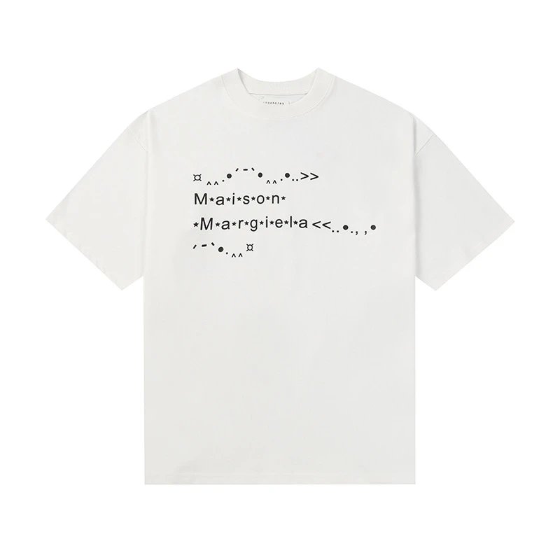 Maison Margiela T-Shirts Graphic Print Short-Sleeve T-Shirt — 685 white