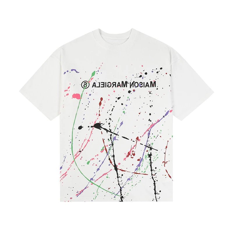 Maison Margiela T-Shirts Graphic Print Short-Sleeve T-Shirt — 688 white