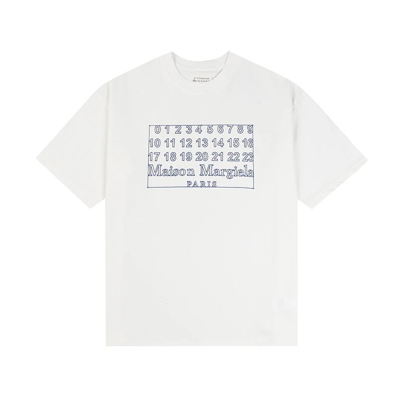 Maison Margiela T-Shirts Graphic Print Short-Sleeve T-Shirt — 678 white