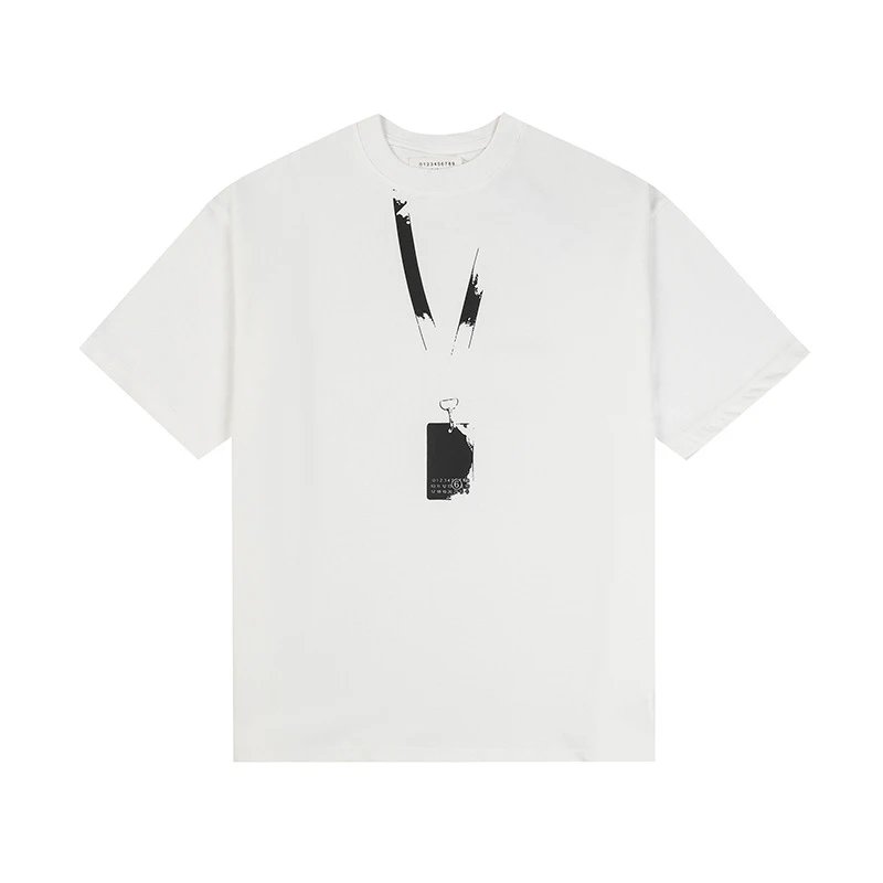 Maison Margiela T-Shirts Graphic Print Short-Sleeve T-Shirt — 679 white