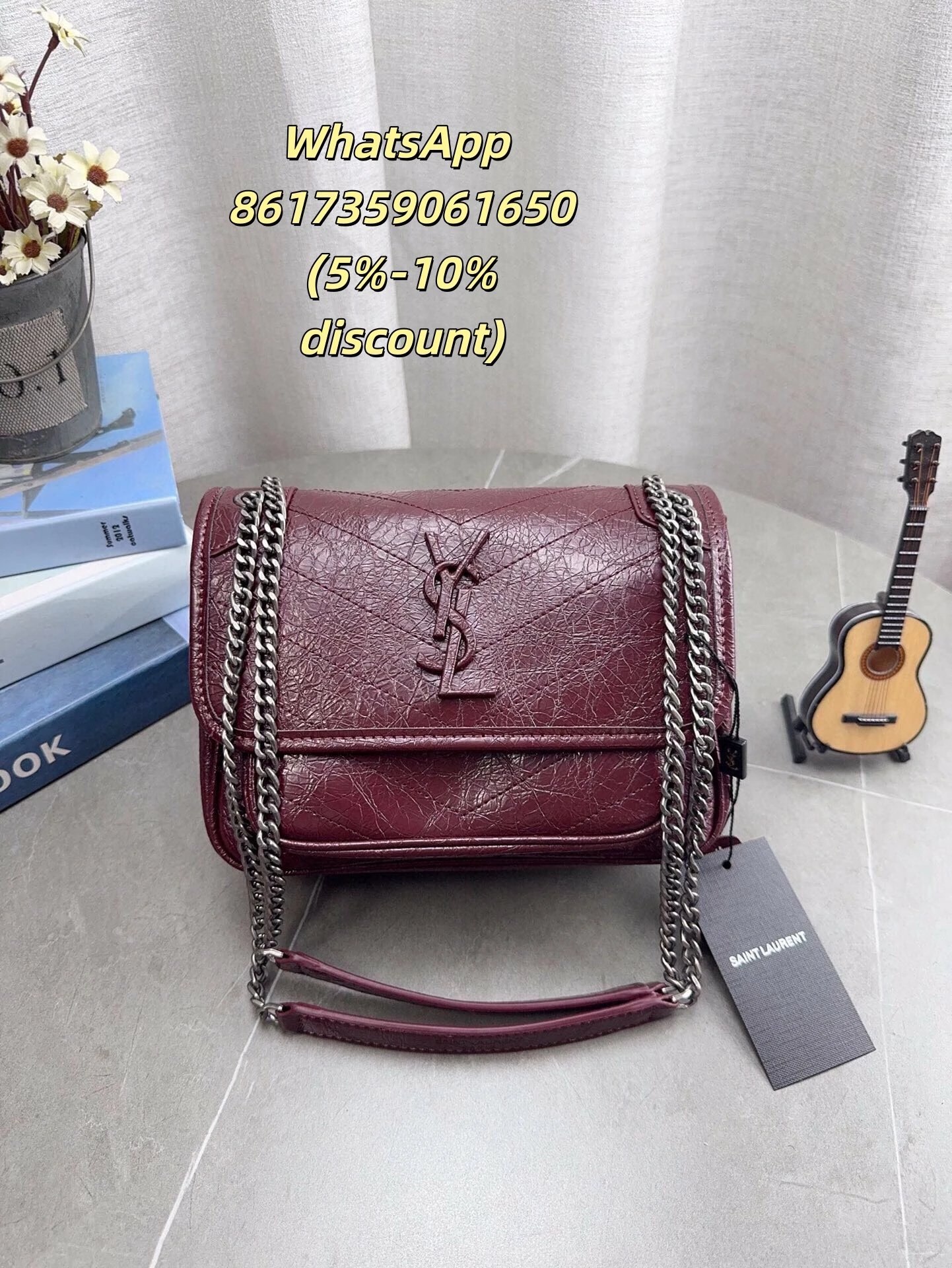 Saint Laurent Shoulder Bags Chain Strap Flap — 4