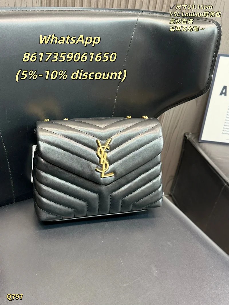 Saint Laurent Shoulder Bags Chain Strap Flap image 5
