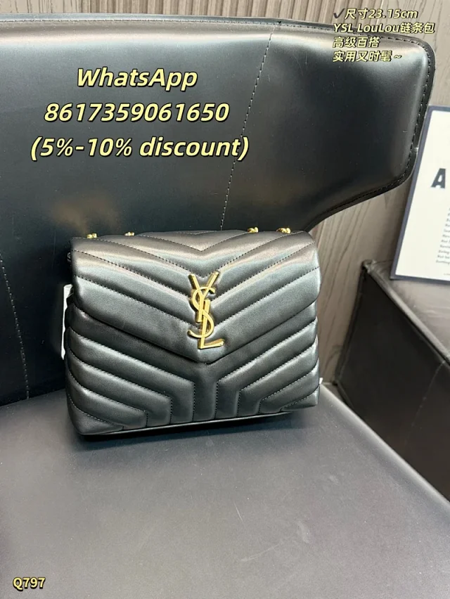Saint Laurent Shoulder Bags Chain Strap Flap product detail image 7
