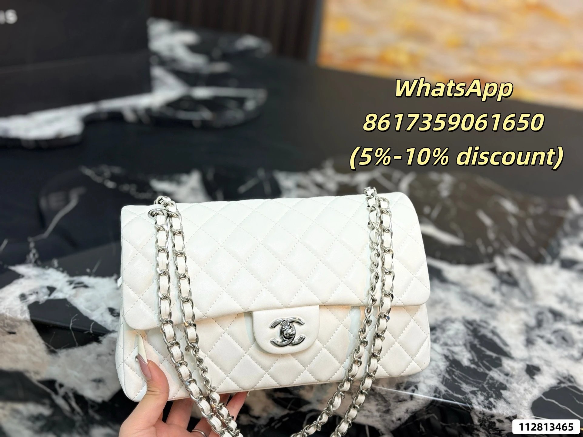 Chanel Shoulder Bags Quilted flap chain bag — 17