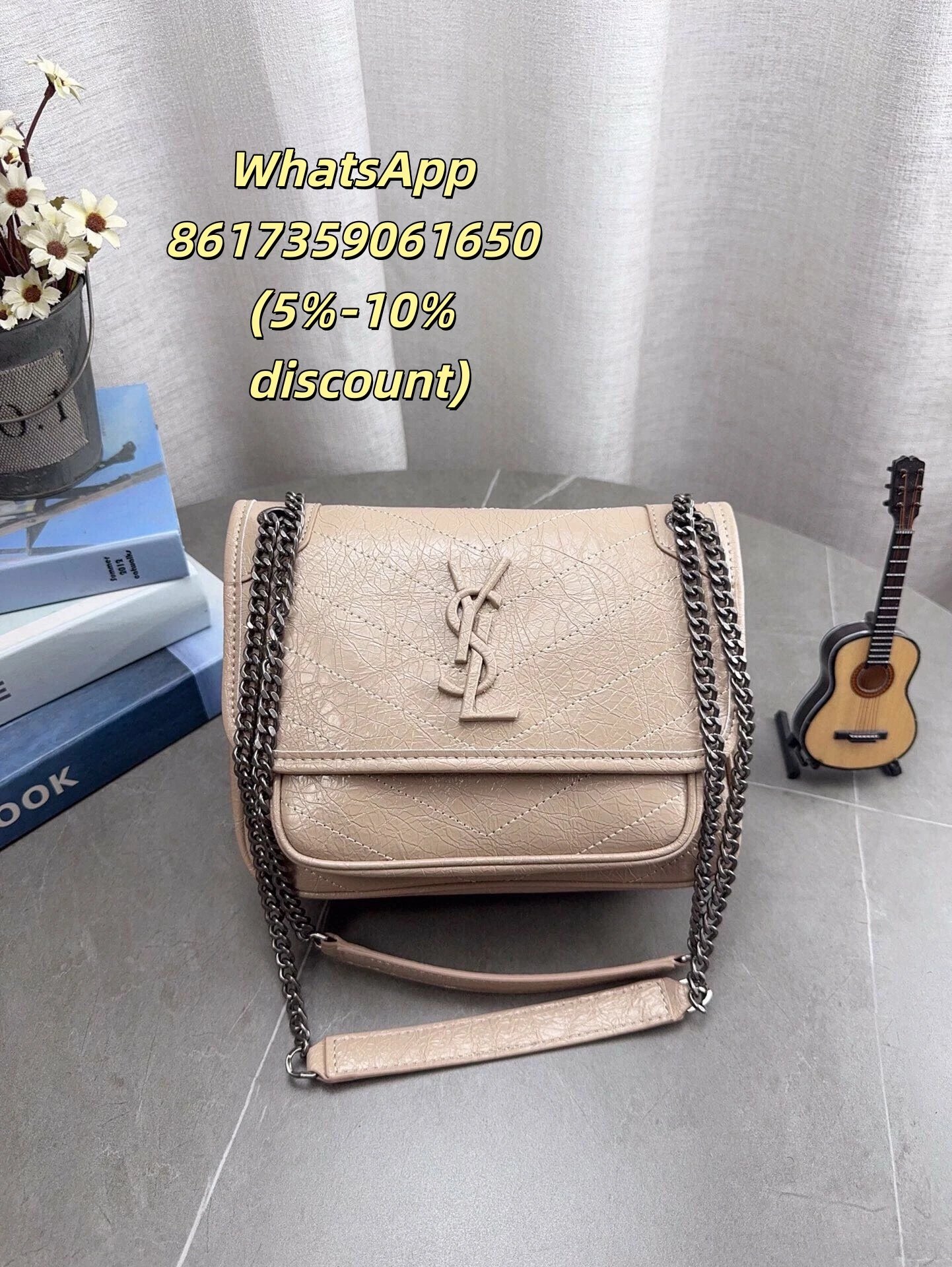 Saint Laurent Shoulder Bags Chain Strap Flap — 5