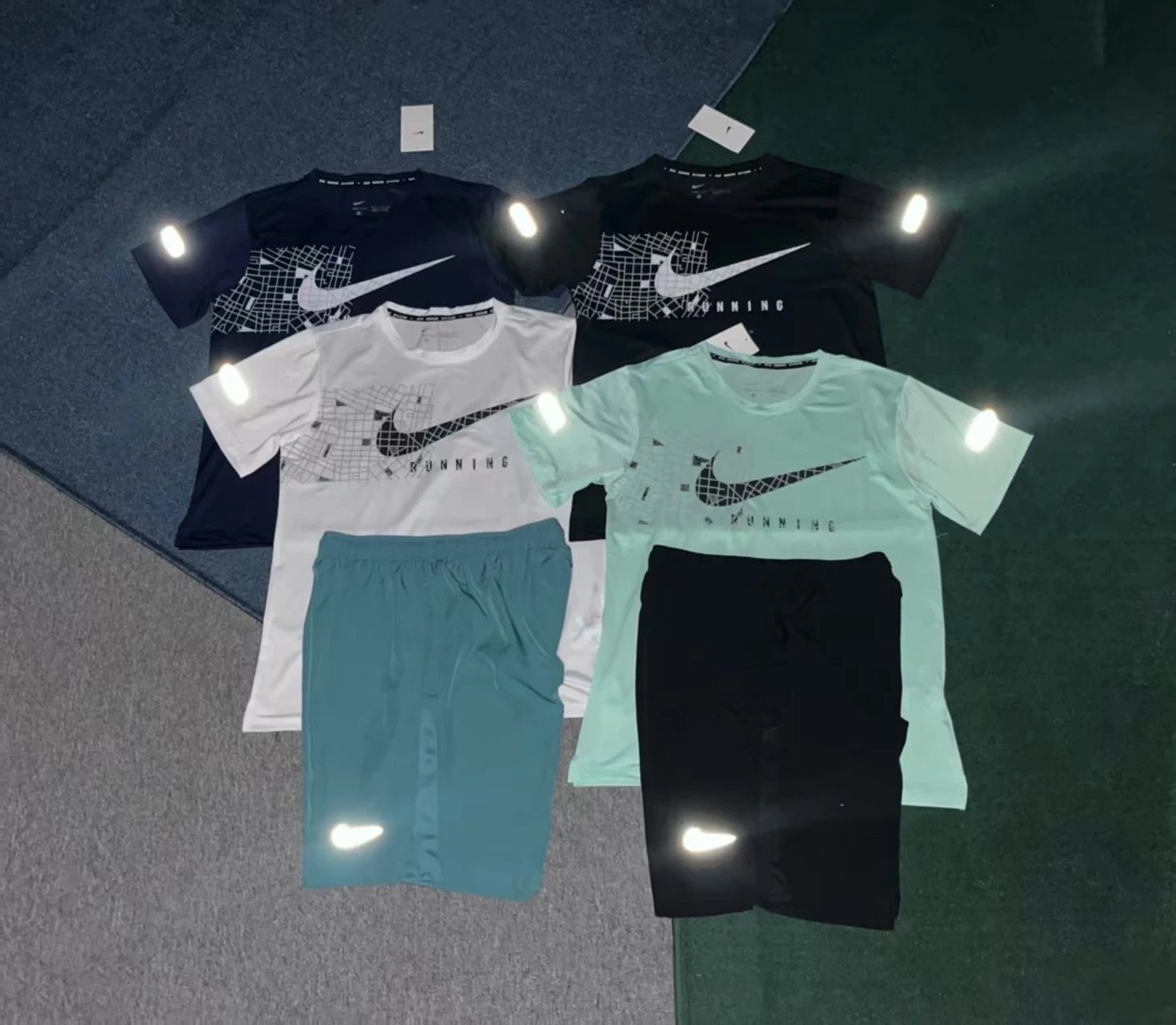 2026 new sports track and field running quick-drying breathable shorts short-sleeved suit (limited time special price)