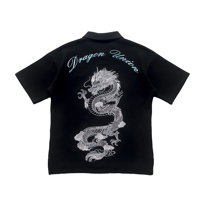 Boxy Dragon Embroidery Polo