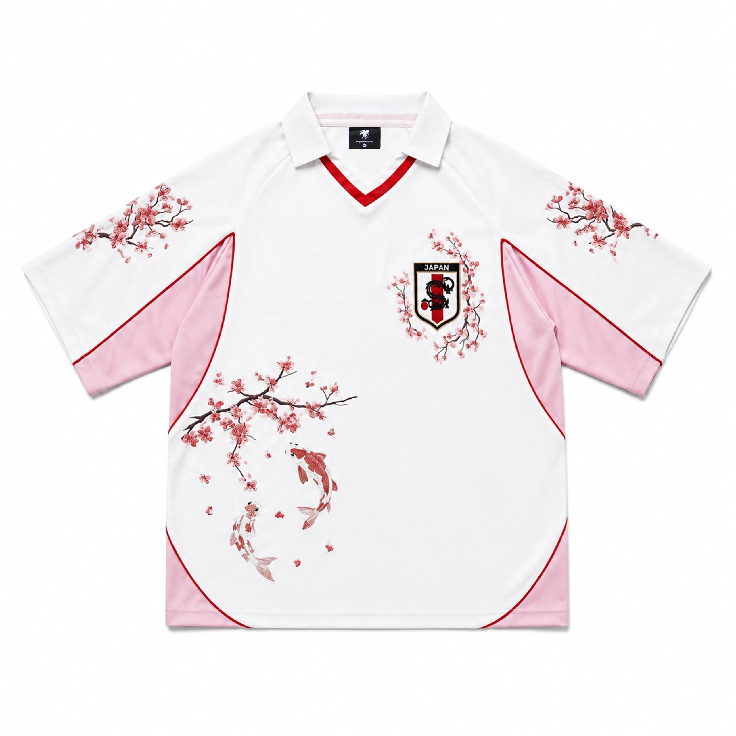 Hanami "Heavy Embroidered Satin Jersey" Hanami "Heavy Embroidered Satin Shirt - Japan Limited Edition