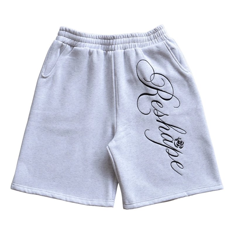 Thorn Rose Baggy Shorts - Grey