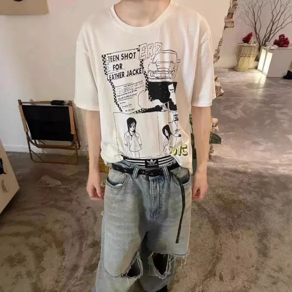 Enfants Riches Déprimés Vegetate In The Halflife Graphic T-Shirt White - 4