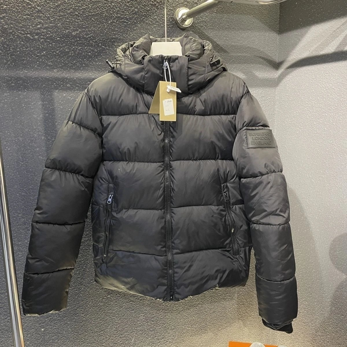 Black down jacket