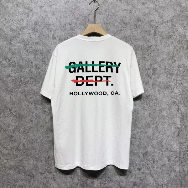 Gallery Dept Paint Splatter T-Shirt Cream - 9