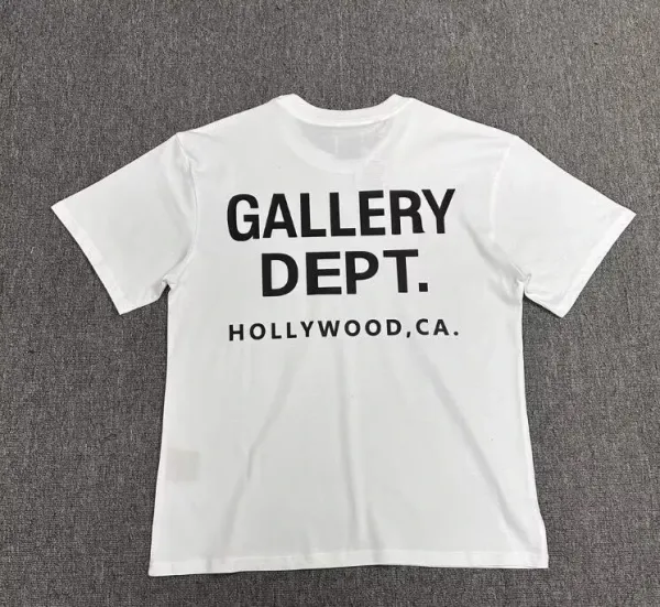 Gallery Dept. Hollywood CA Graphic T-Shirt White - 1