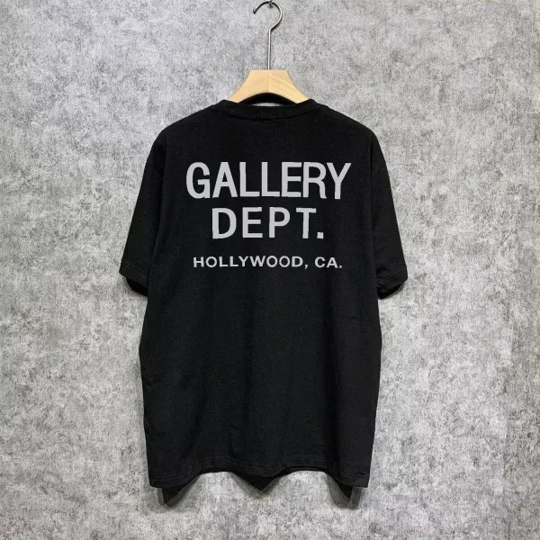 Gallery Dept Paint Splatter T-Shirt Cream - 4