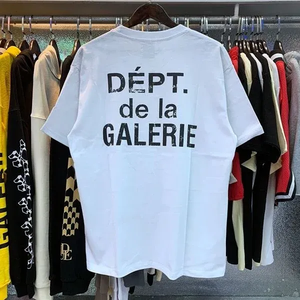 Gallery Dept Paint Splatter T-Shirt Cream - 5
