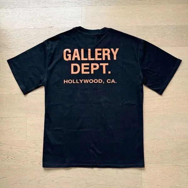 Gallery Dept Gallery Dept Hollywood CA T-Shirt Black - 1