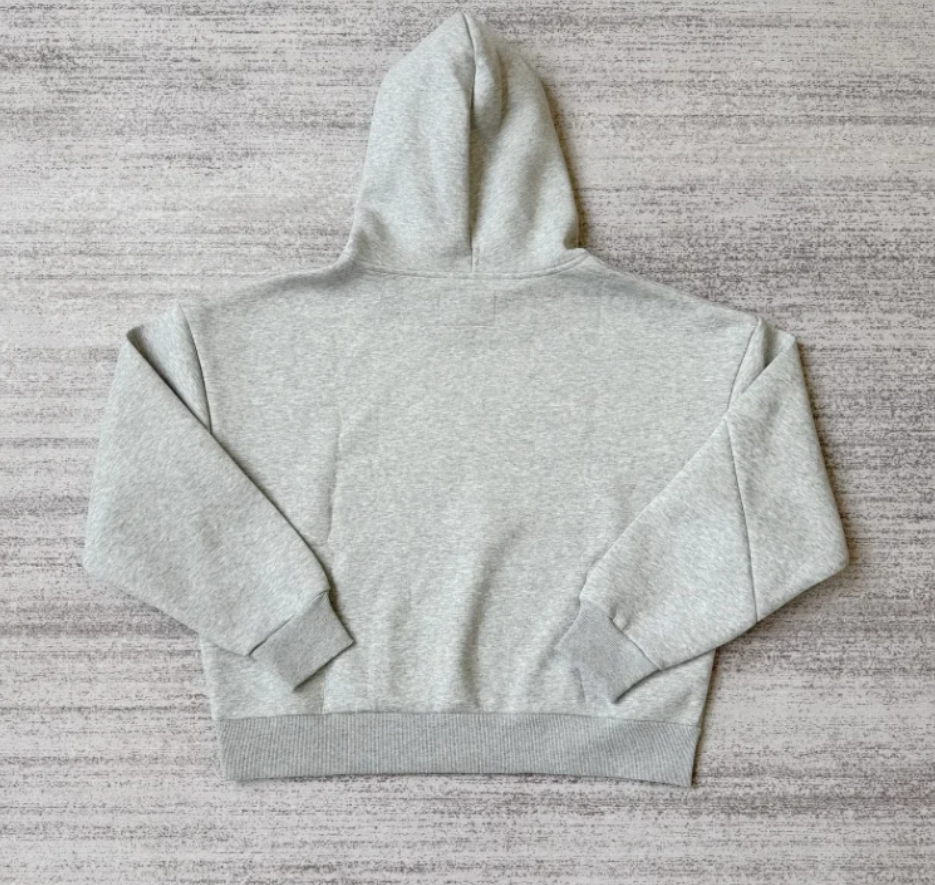 Heather Grey Hooded Sweatshirt