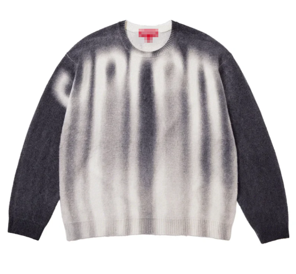 SP Blurred Logo Knit Sweater