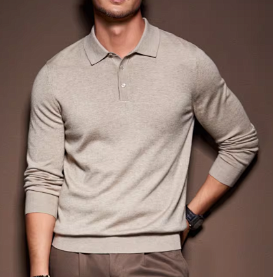 2026032714 Sheep Wool Knit shirts l**oro p**iana