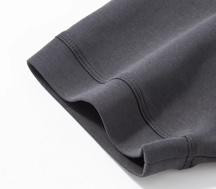 Design Basic Crewneck T-Shirt Brown Tops.t Shirts - 7