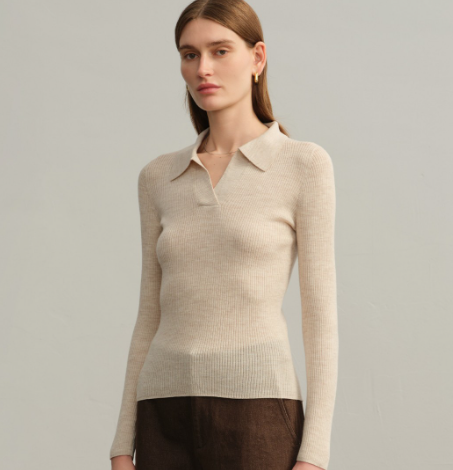 26081502 First‑shear cashmere shirt