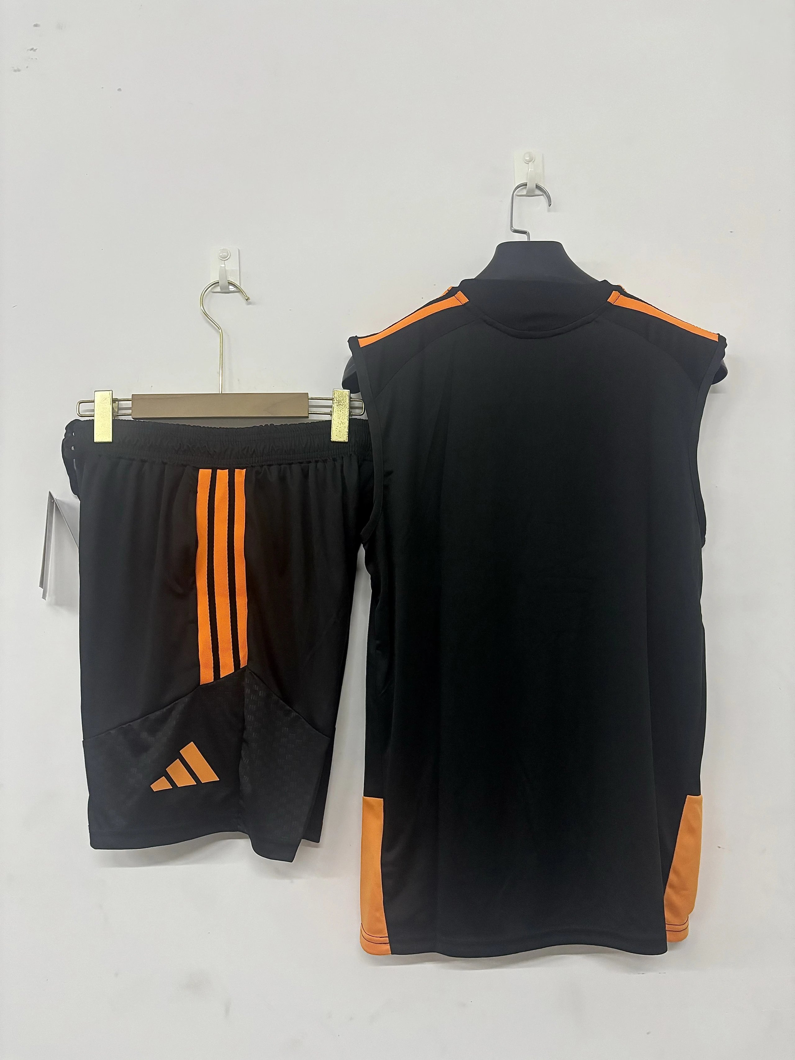 adidas Matching Sets Football training vest and shorts set image 6