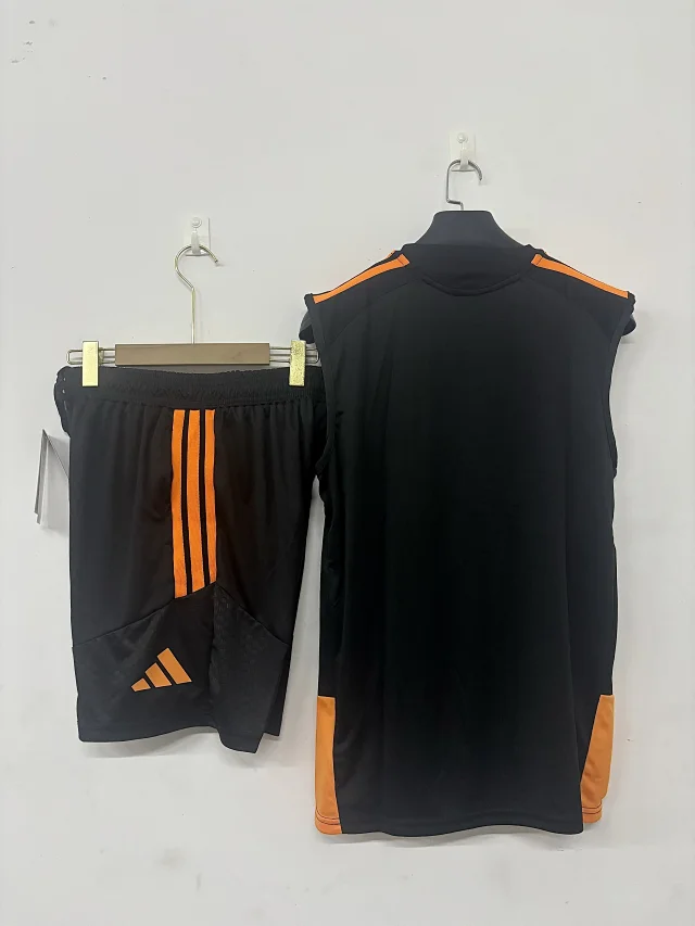 adidas Matching Sets Football training vest and shorts set product detail image 5