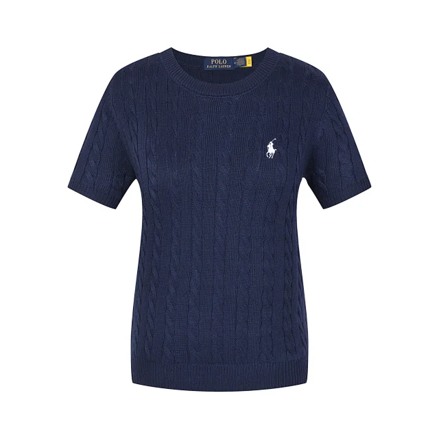 Polo Ralph Lauren Knitwear Cable-Knit Short-Sleeve Sweater product detail image 8