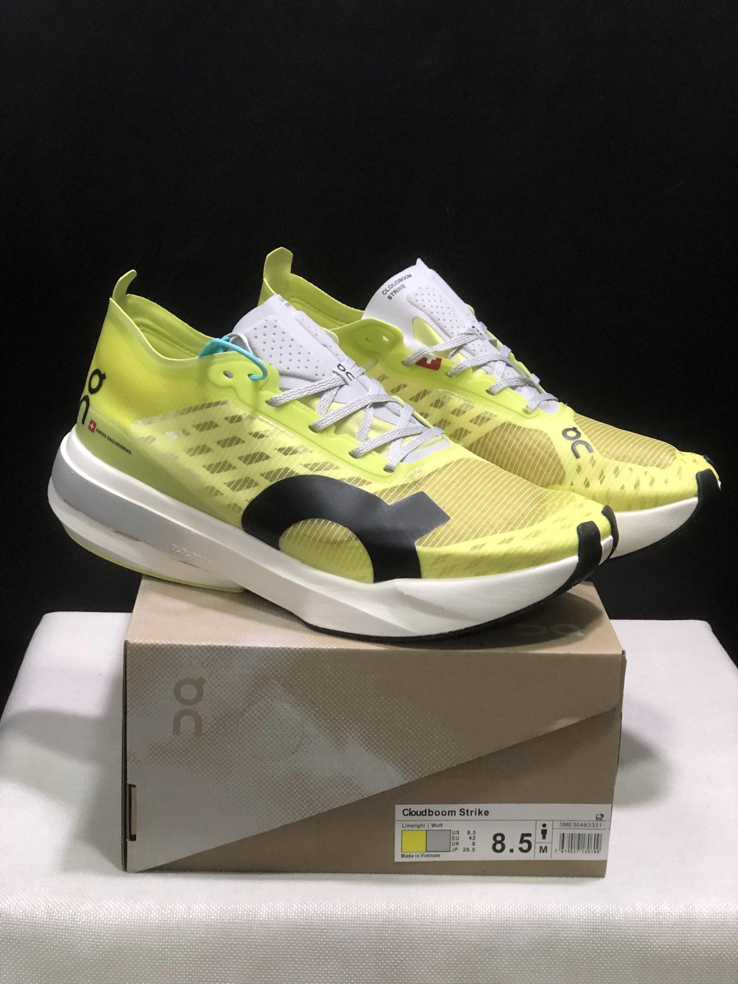 On Sneakers Cloudboom Strike and mesh running shoe styles — 24