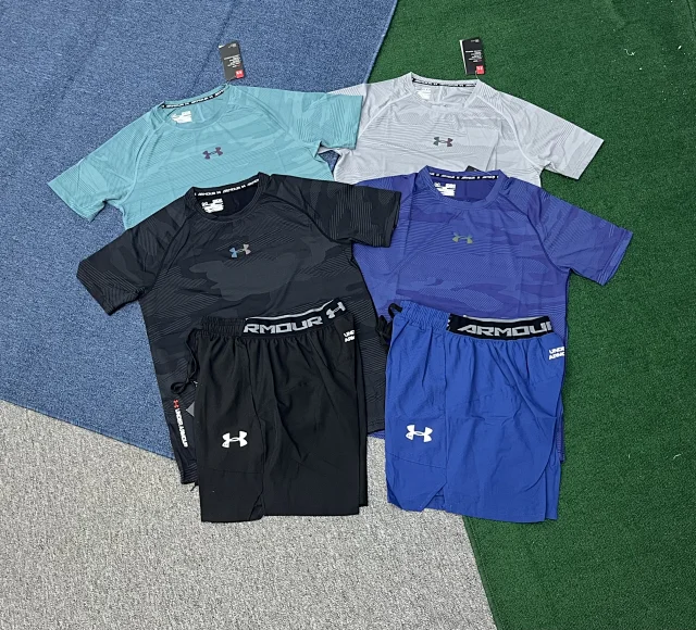 Under Armour Matching Sets Short-sleeve T-shirt and shorts set with graphic camouflage print product detail image 1