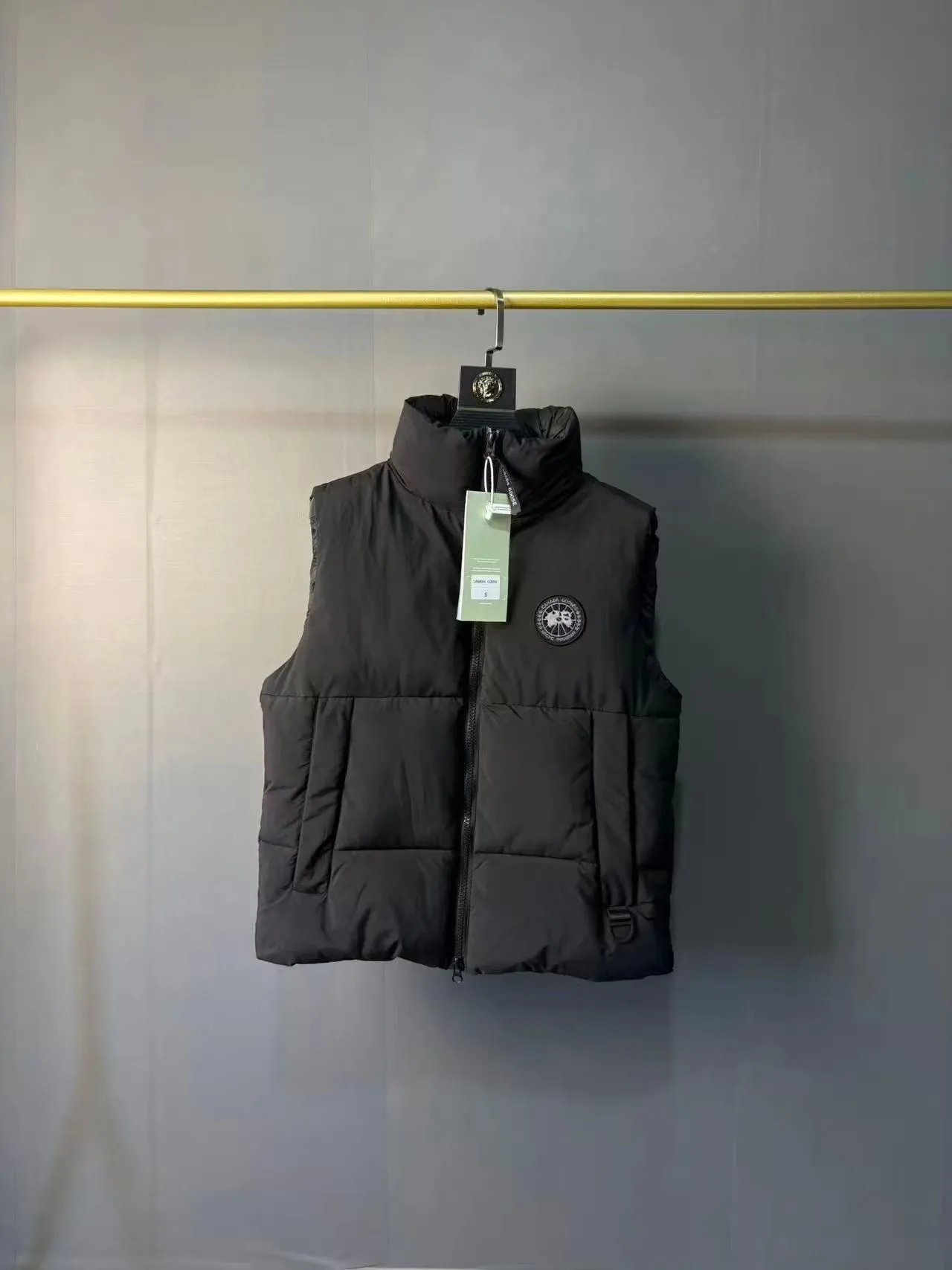 Canada Goose Vests Quilted Puffer Vest with Stand Collar — 10