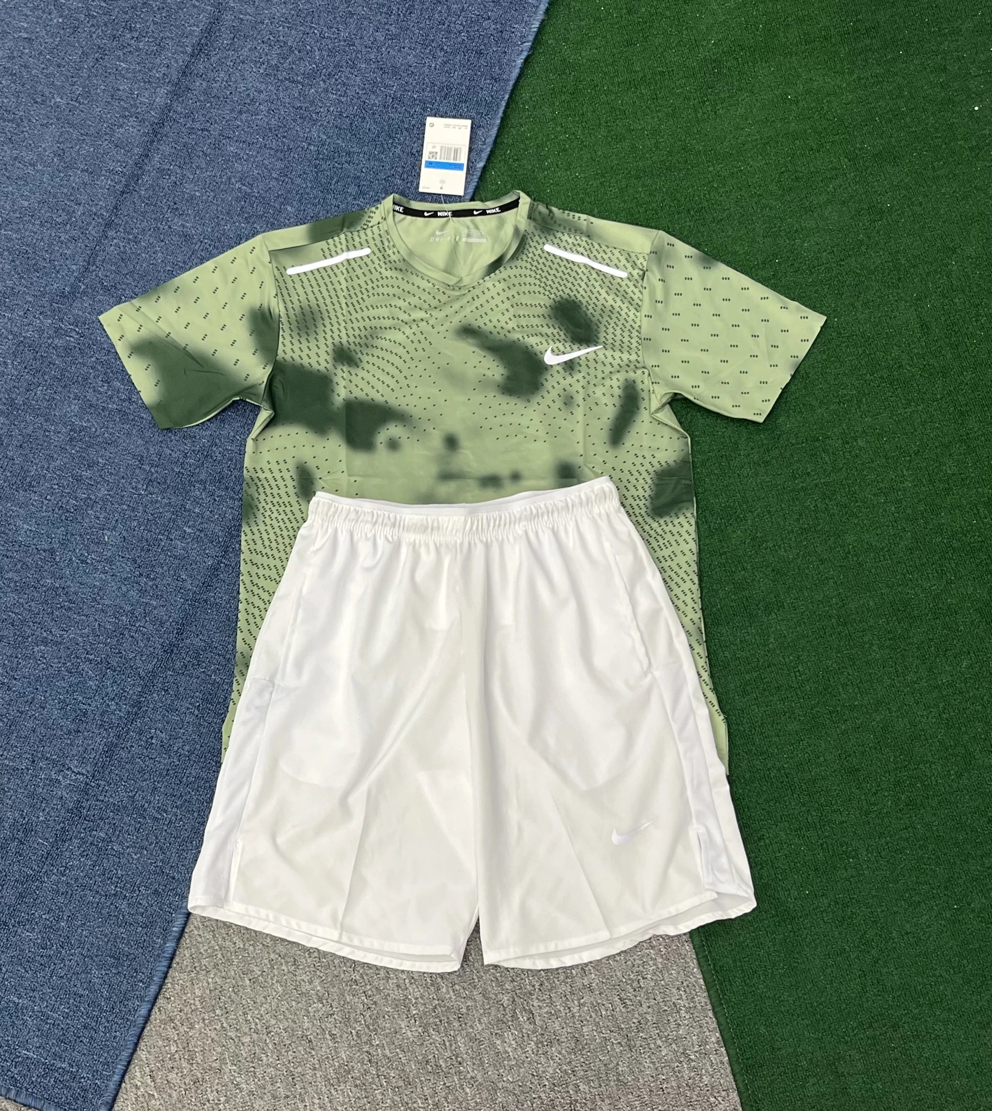Nike Matching Sets Short-Sleeve Running Top and Shorts Set image 11