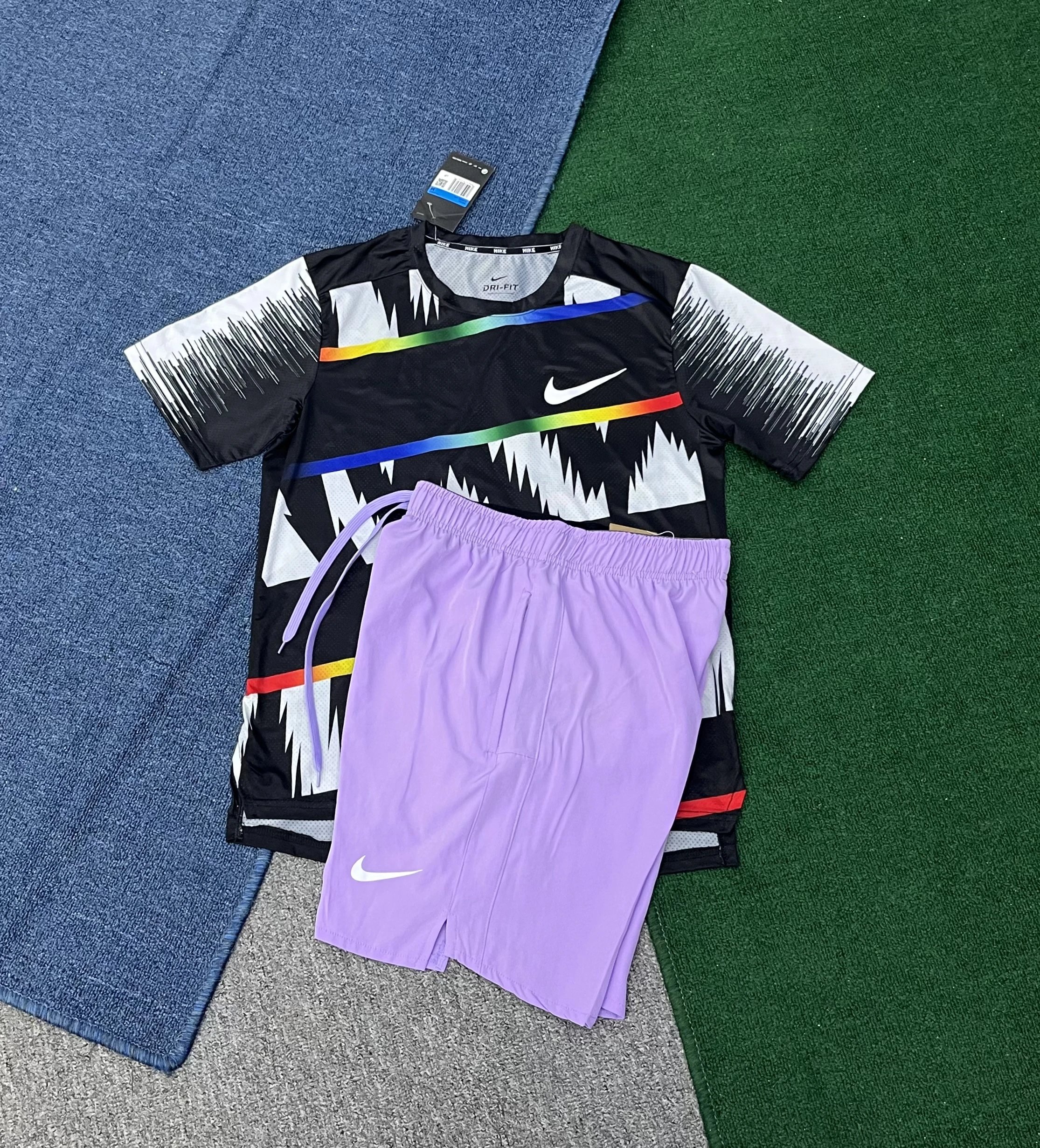 Nike Matching Sets Dri-FIT short-sleeve T-shirt and shorts set — 27