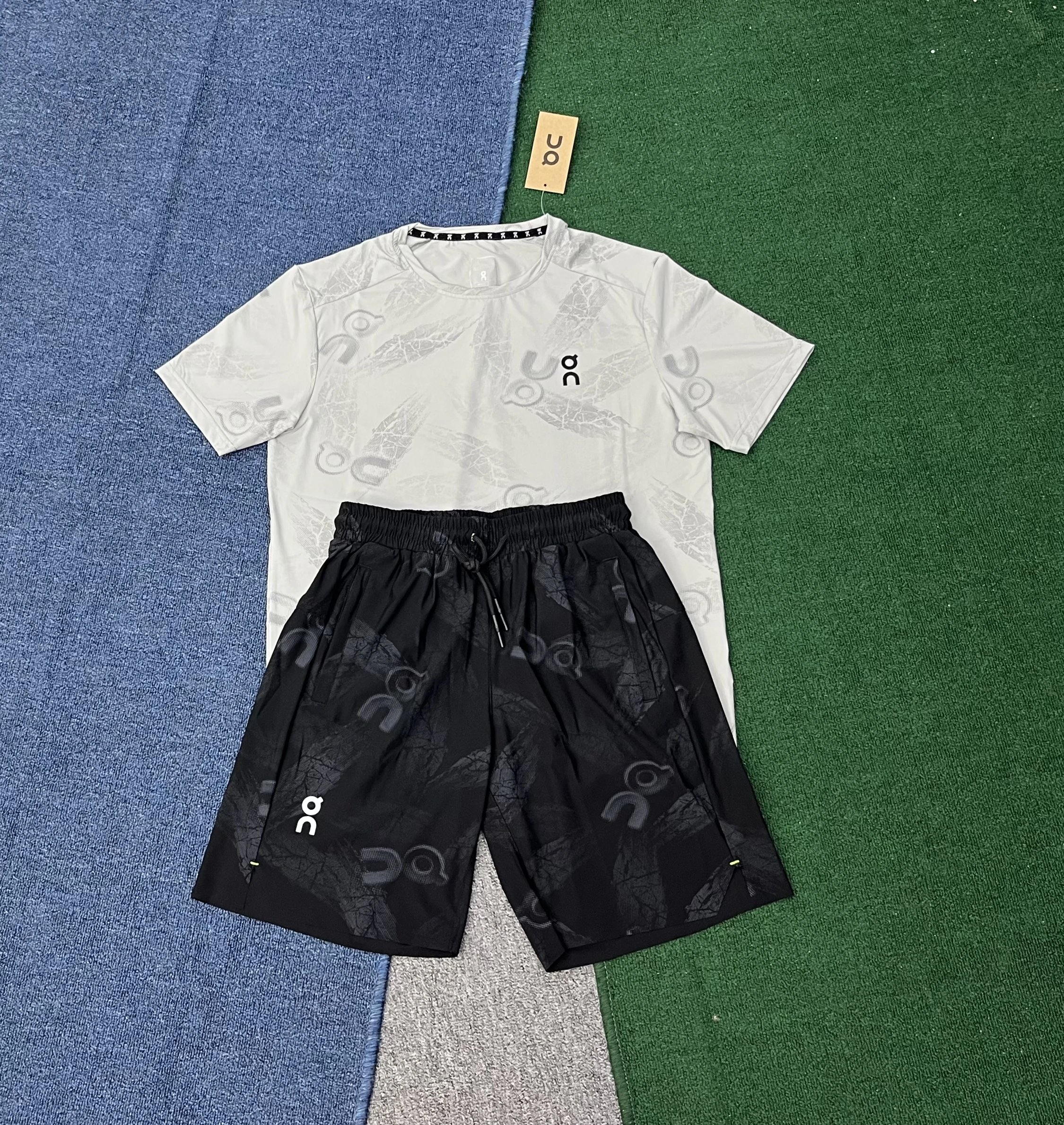 On Matching Sets All-over logo print short-sleeve T-shirt and shorts set — 10
