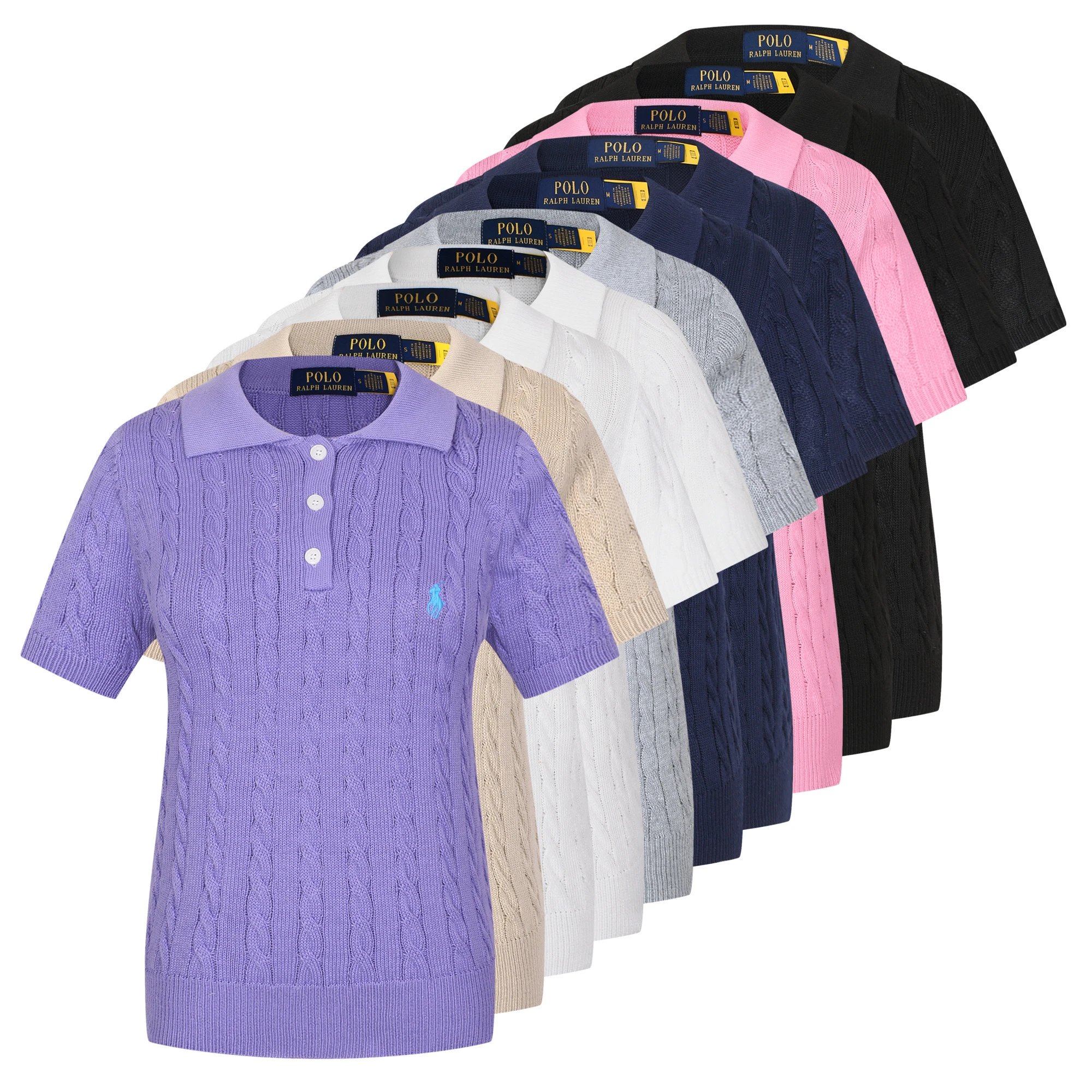 Polo Ralph Lauren Knitwear Cable-Knit Short-Sleeve Sweater image 2