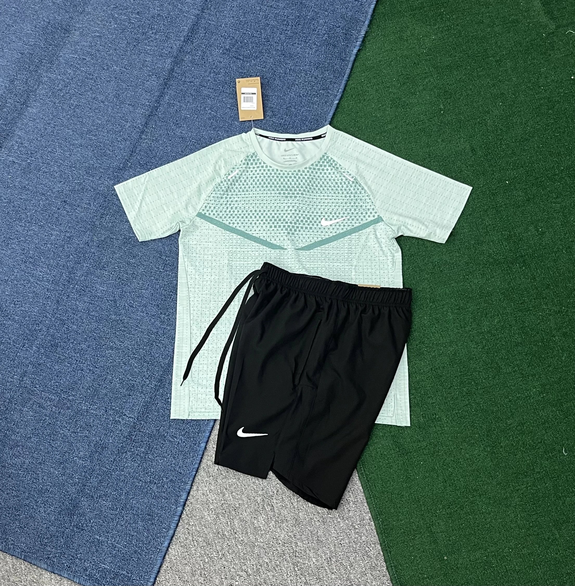 Nike Matching Sets Dri-FIT Short-Sleeve Top and Shorts Set — 16